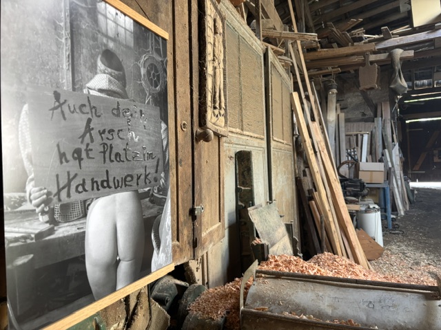 Poster auch dein Arsch hat Platz am Handwerk